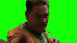 John Cena punching the camera (Fast X) green screen