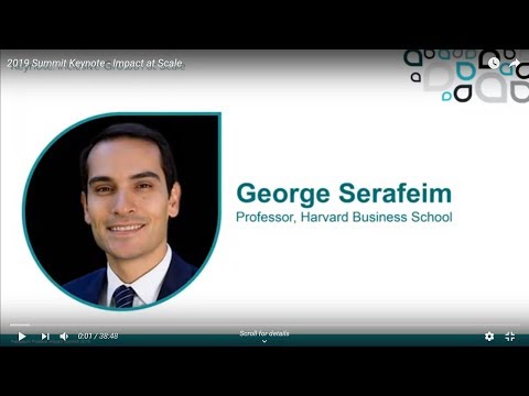 2019 Summit Keynote - Impact at Scale