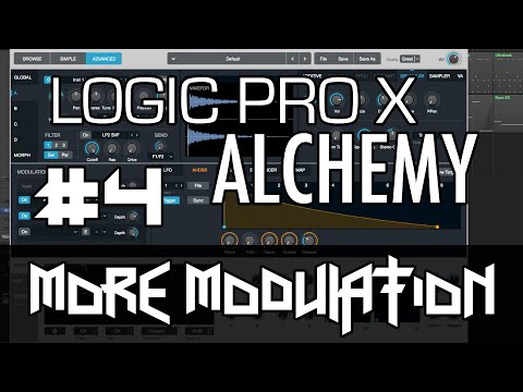 Logic Pro X - Alchemy Tutorial - PART 4 - More Modulation, MSEG Envelope, ModMap