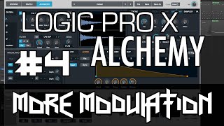 Logic Pro X - Alchemy Tutorial - PART 4 - More Modulation, MSEG Envelope, ModMap