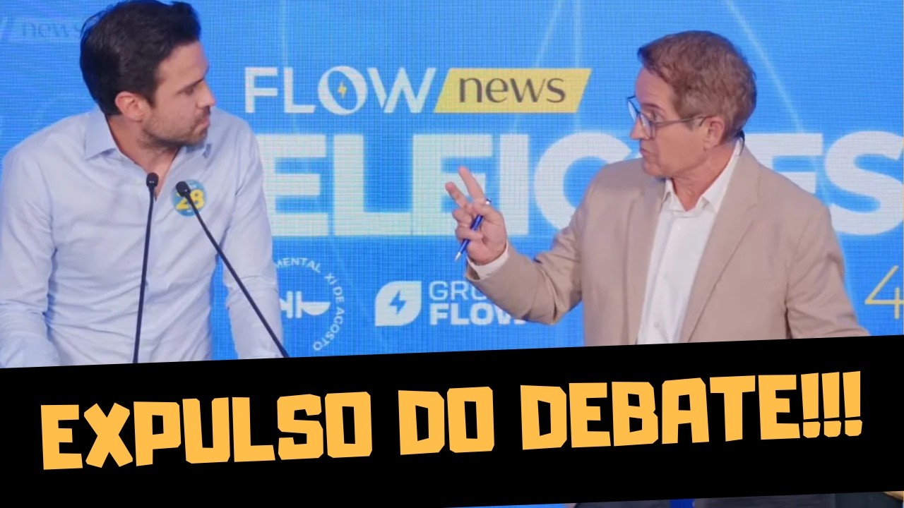 PABLO MARÇAL É EXPULSO E DEBATE DO FLOW ACABA EM PORRADARIA...