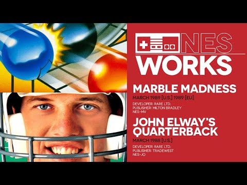 Ball's quiet on the western front: Marble Madness & John Elway's Quarterback | NES Works 114