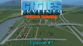 preview picture of video 'Cities: Skylines (hard mode) A Rough Start'