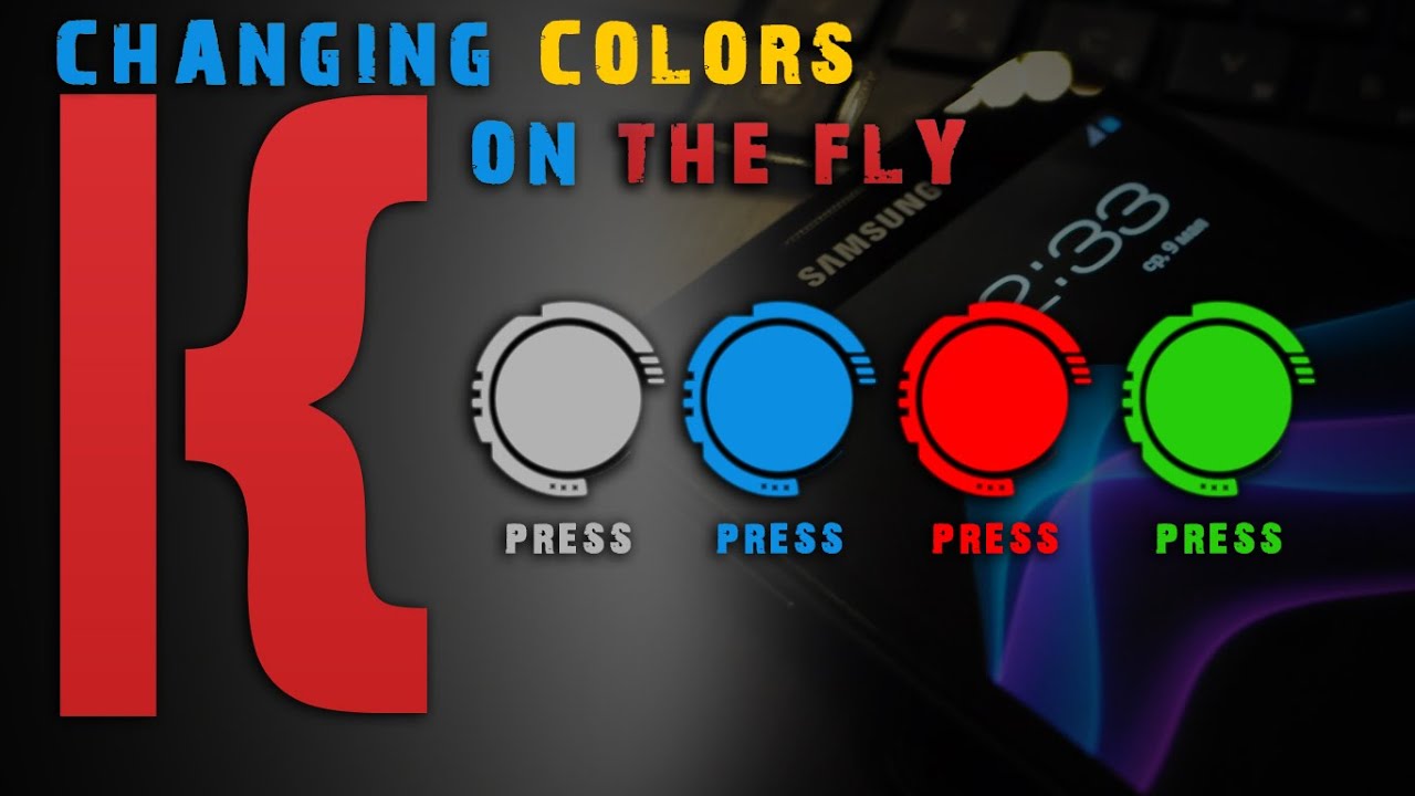 KLWP Tutorial - Sub Request Changing Colors On the Fly