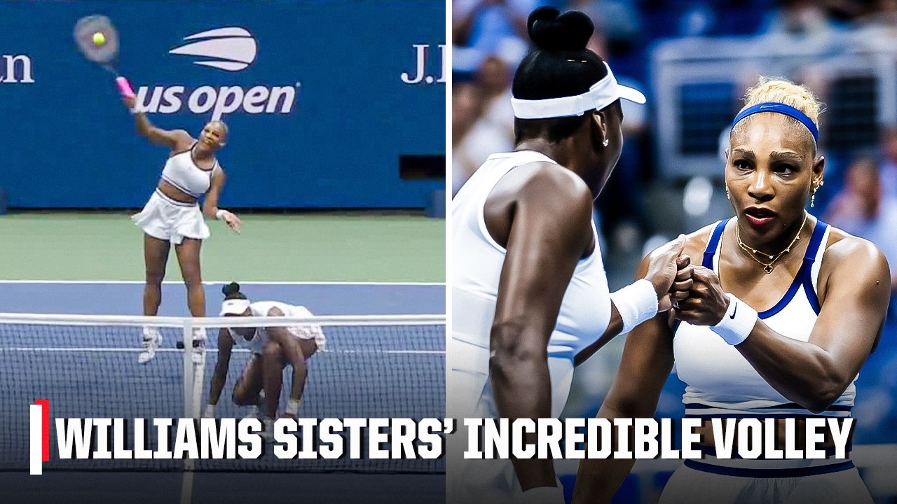 Serena and Venus Williams are on another level 🔥 Incredible point in the first set | 2026 US Open