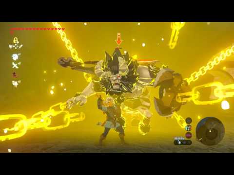 Fierce Deity DESTROYS Silver Lynel - Zelda Breath of the Wild