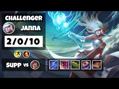 Janna vs Sett EU Challenger SUPPORT (2/0/10) - v11.13