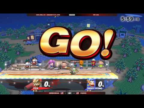 GENESIS 3 - GSM|Korean (Fox) vs PG|MVD (Diddy Kong/Luigi) - Wii U Singles WF: C49