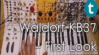Video thumbnail for Waldorf KB37 - a Keyboard for Eurorack Modules by Thomann's Guitars & Basses