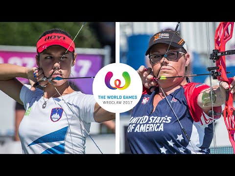 Toja Ellison v Christie Colin – compound women's semifinal | Wroclaw 2017 World Games