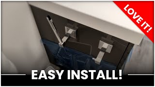 Installing a toilet paper holder - Easy!