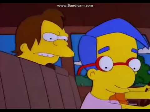 Bart Simpson Driving Gif