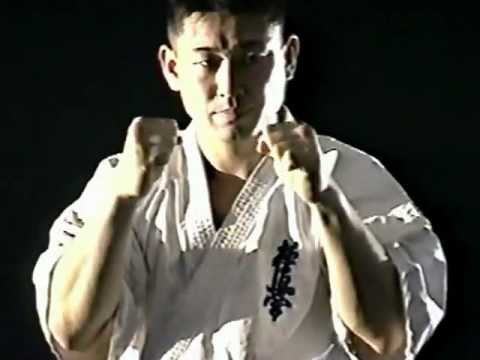 Kyokushin kumite training