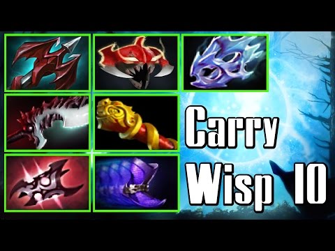 Guardian Wisp - Carry Wisp IO with Dragon Lance - Dota 2 Gameplay - vol 2