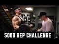 16 Year Old Does 5,000 Rep Arm Workout