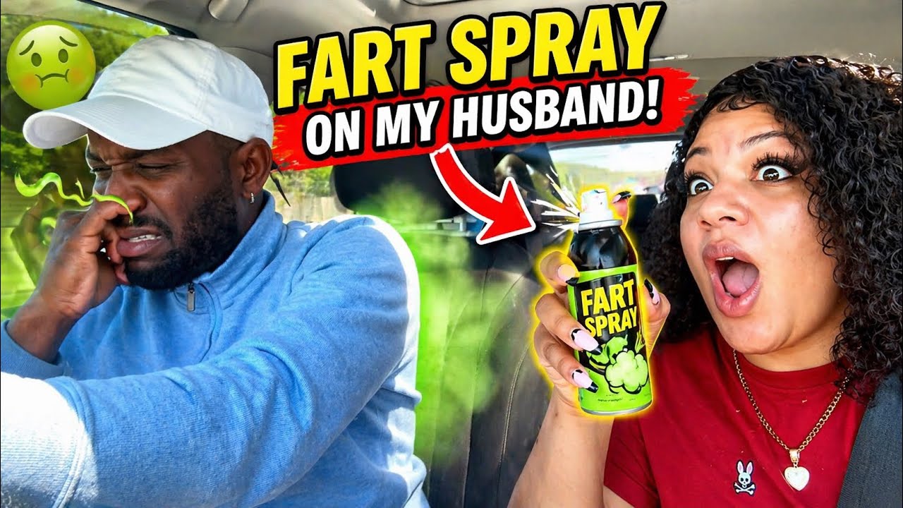 FART SPRAY PRANK ON MY HUSBAND *DIDN’T END WELL*