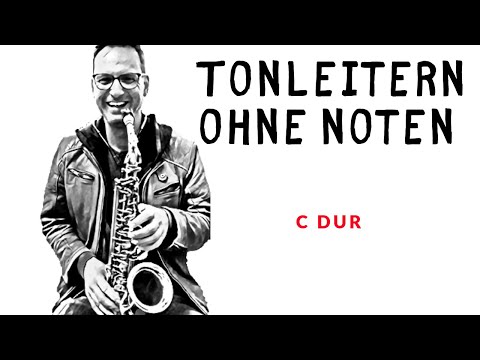 C Dur Tonleiter mit dem Alt-Saxophon spielen - Tonleitern ohne Noten - Daily Sax #165