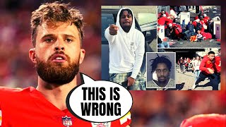 Chiefs Kicker Harrison Butker REFUSES To Blame Guns For Parade Shooting, Says Men Need Fathers!