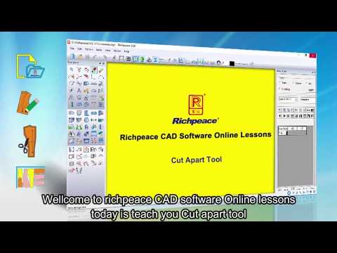 Richpeace CAD Software Online Lessons-Tip of the day-Cut apart V9