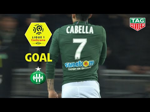 Goal Rémy CABELLA (24') / AS Saint-Etienne - Nîmes Olympique (2-1) (ASSE-NIMES) / 2018-19