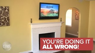 Why a TV should never be mounted over a fireplace (You