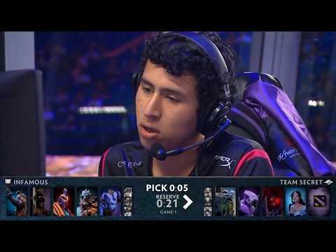 INFAMOUS vs SECRET Game 1 BO3   Chris Sorprende con el Riki Mid  TI9 THE INTERNATIONAL 2019 DOTA 2 h