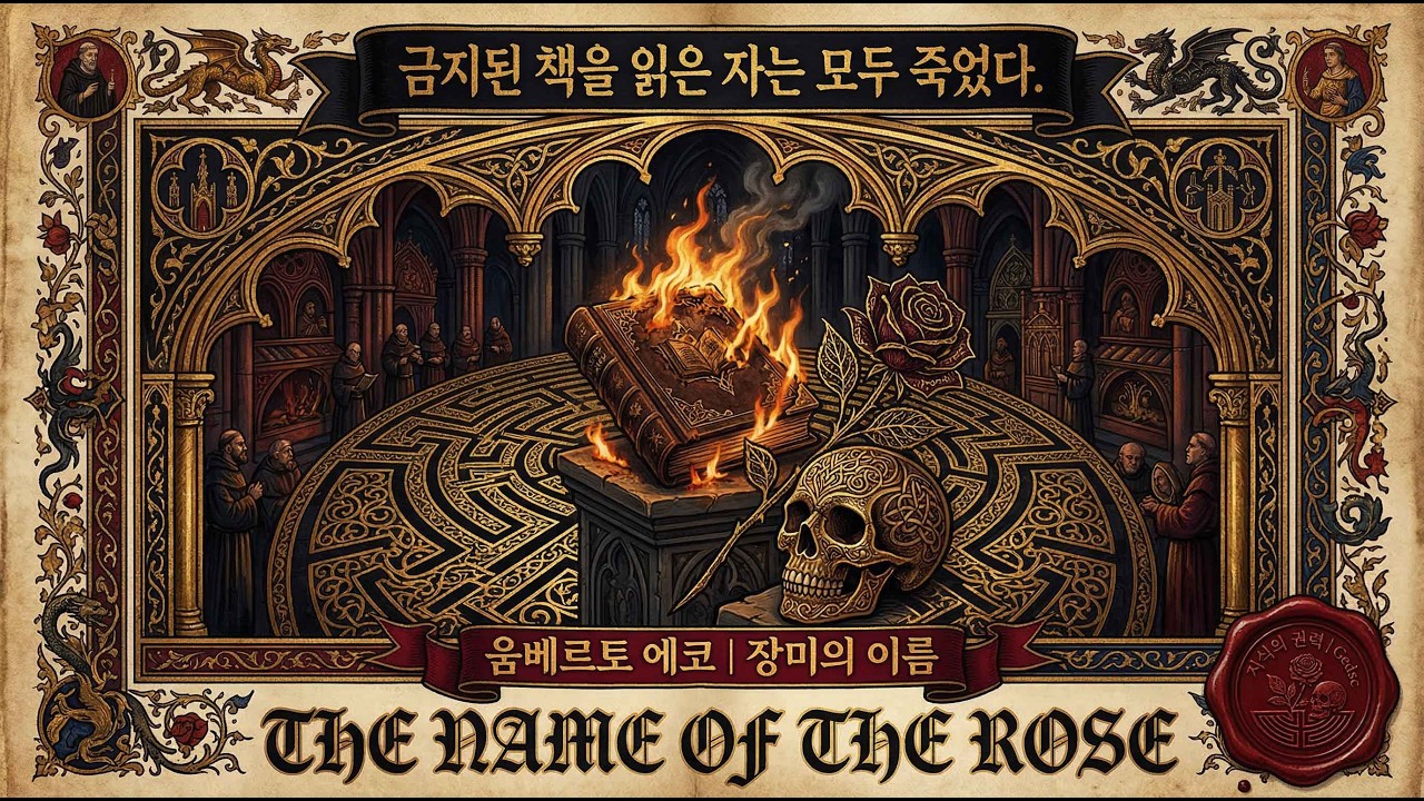 📿 수도원에서 벌어진 연쇄살인, 진실은 책 속에 숨겨져 있다 – 움베르토 에코의 『장미의 이름』