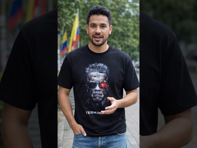 Vídeo relacionado con CottonCloud Skynet Camiseta para Hombre T-Shirt Terminator, Talla:M