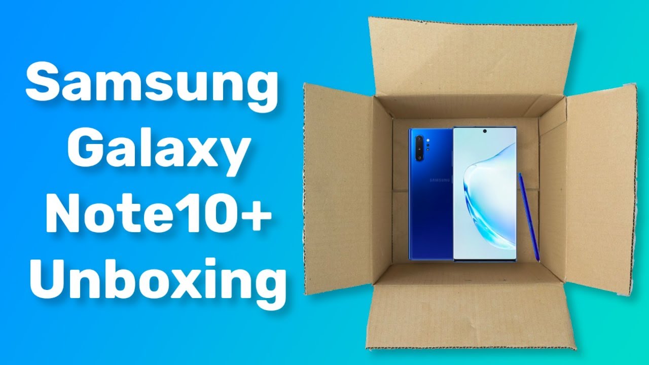 Samsung Galaxy Note 10+ Unboxing and Setup