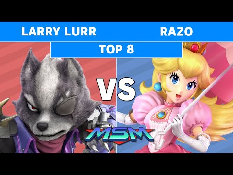 MSM 200 - T1 | Larry Lurr (Wolf) vs Razo (Peach) Top 8 - Smash Ultimate