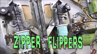 Ted Zale's Crazy ZIPPER FLIPPERS - Bally 1971 Four Million  B.C. Pinball Machine - Repair #4