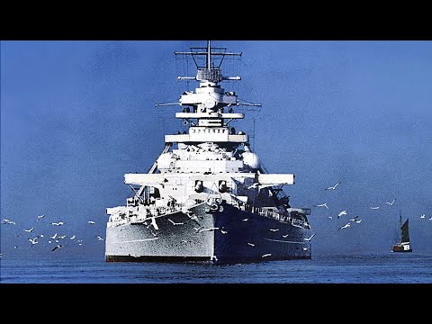 Bismarck Battleship vs Modern destroyer