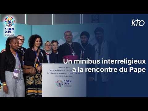Un minibus interreligieux à la rencontre du Pape