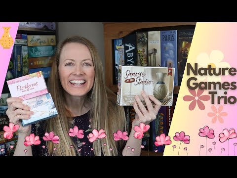 NATURE GAMES TRIO | Floriferous Pocket Edition, Snowfall over Mountains, & Sunset in the Studio