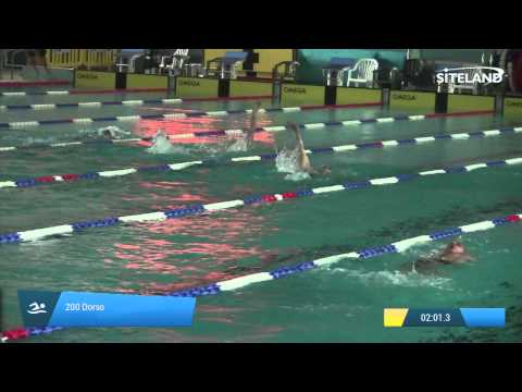 Serie 3 dei 200 Dorso  Assoluti Maschi Master - Campionati Regionali Master 2015 VENETO e FRIULI VG