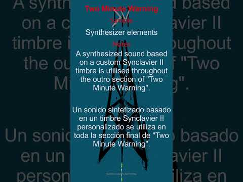 List of Depeche Mode sample sources "Two Minute Warning" PART-2