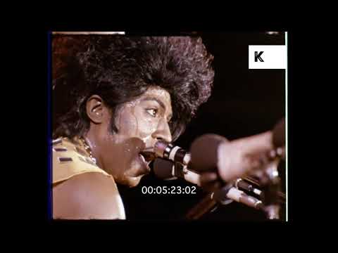 Little Richard Performs Tutti Frutti, 1972 London Rock and Roll Show, 35mm | Premium Footage