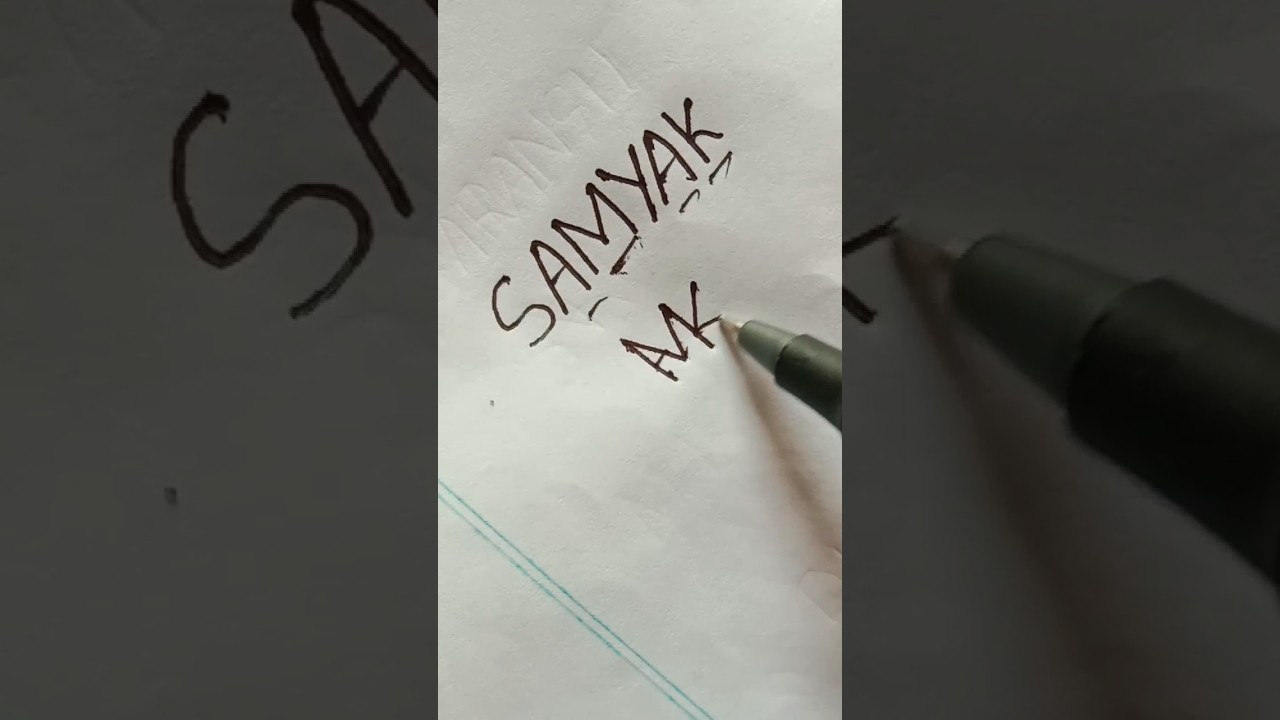 SAMYAK Name Logo...#brand #logo #shorts