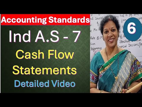 6 Ind AS 7 Cash Flow Statements Detailed Video
