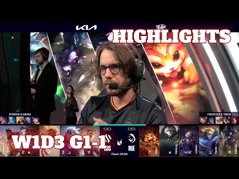BDS vs RGE - Game 1 Highlights | Week 1 Day 3 LEC Spring 2025 | Team BDS vs Rogue G1 W1D3
