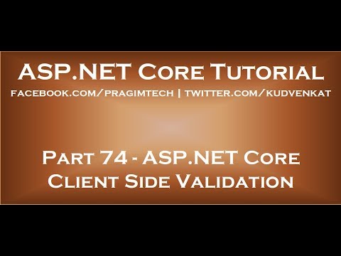ASP NET Core Tutorial
