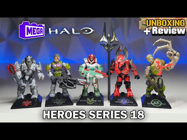 Vídeo relacionado con MEGA Halo Juguete de Construcción Colección de Héroes Hero Gris para niños de 8 años en adelante