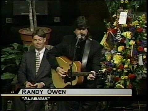 Randy Owen sings at Dale Earnhardt's Memorial Service
