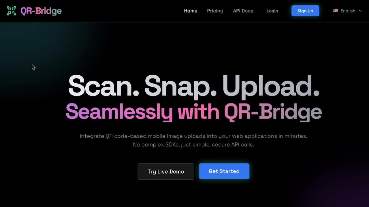 QR-Bridge: Instant Mobile Photo & Signature Uploads to Any Web App (No App Required) demo video