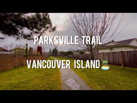 Walking 🌳 Trails - [HD] - Parksville WetLand Trail - Vancouver Island 🏝️(Canada 🇨🇦 🍁)