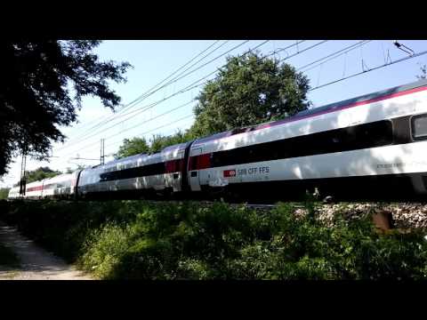 PAPERO ETR.610 SBB IN TRANSITO A LENTATE (Monza) 7 - 7 - 2017