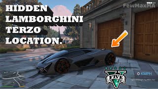 Gta 5 secret Lamborghini Terzo location (hidden loaction)
