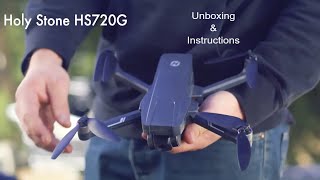 Holy Stone HS 720G Drone  [Setup & Instructions] ✔