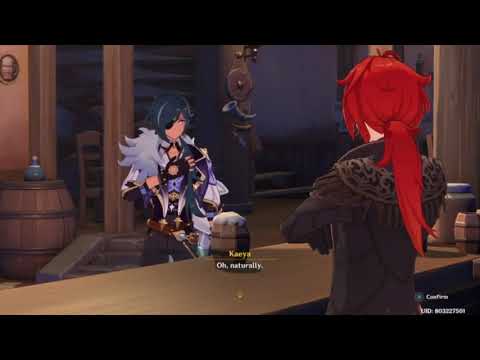 KAEYA MORE INTRIGUING THAN FINE WINE GENSHIN IMPACT CUTSCENE