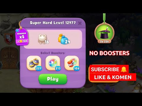 GARDENSCAPES SUPER HARD LEVEL 12977 NO BOOSTERS | MARI MAIN BERSAMA